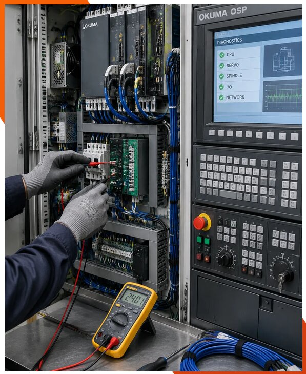 Ремонт систем ЧПУ Okuma OSP в Сургуте